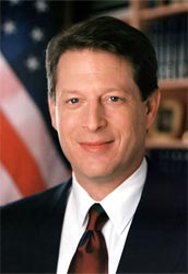 Portrait of U.S. Presidential Candidate Al Gore